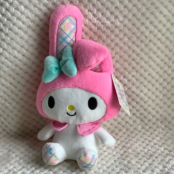 Hello Kitty Friends Plush My Melody Stuffed Animal Bunny Rabbit Ears New w Tags - Picture 10 of 11